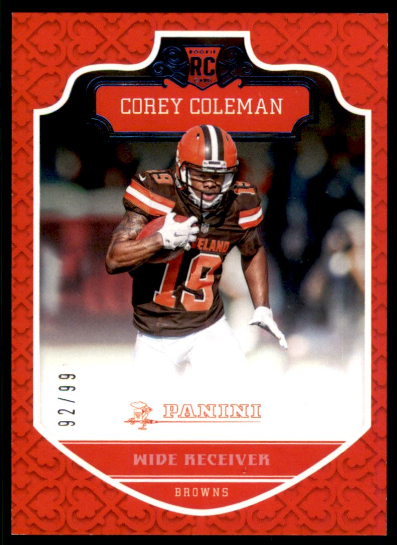 2016 Panini Blue #201 Corey Coleman