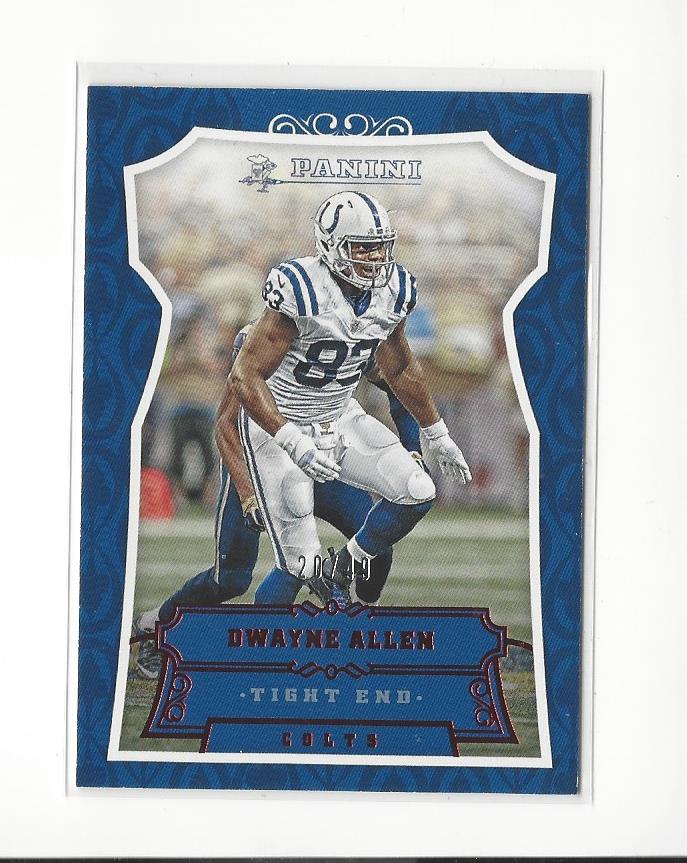 2016 Panini Red #12 Dwayne Allen