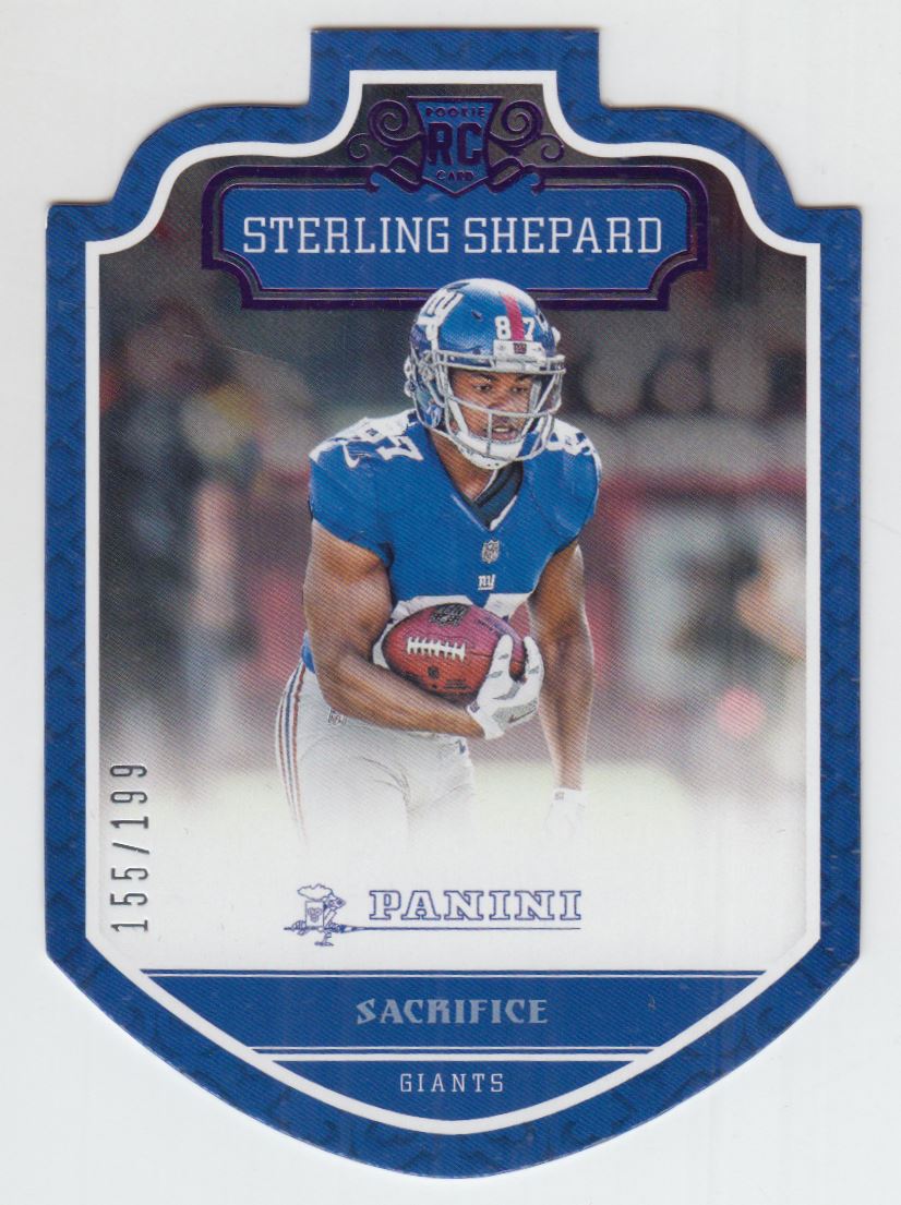 2016 Panini Sacrifice Die Cuts #206 Sterling Shepard