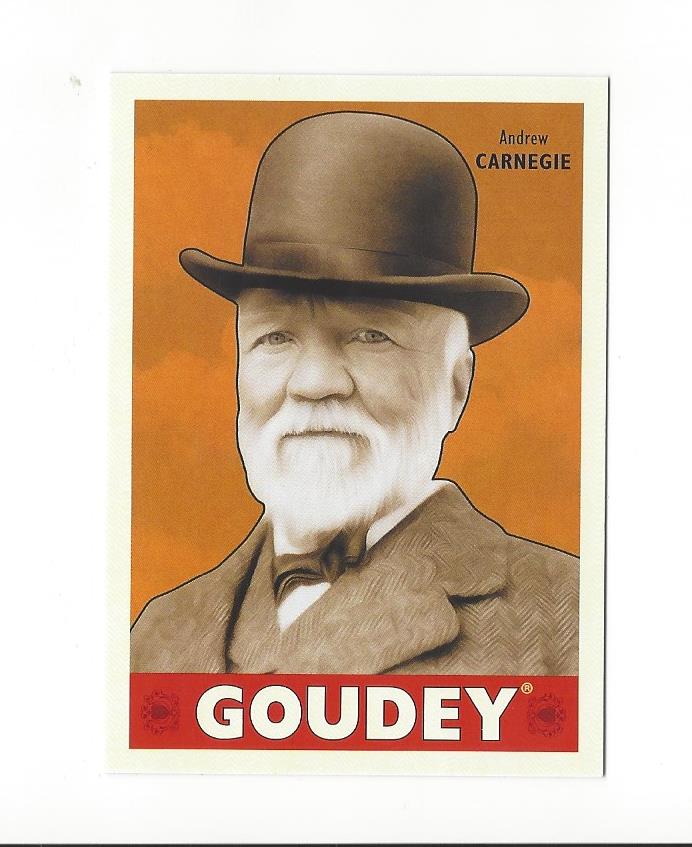 2016 Upper Deck Goodwin Champions Goudey #42 Andrew Carnegie