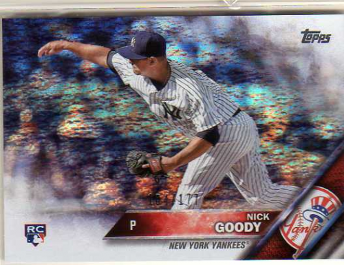 2016 Topps Factory Set Sparkle Foil #547 Nick Goody