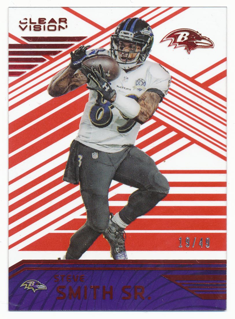 2016 Panini Clear Vision Red #7A Steve Smith Sr.