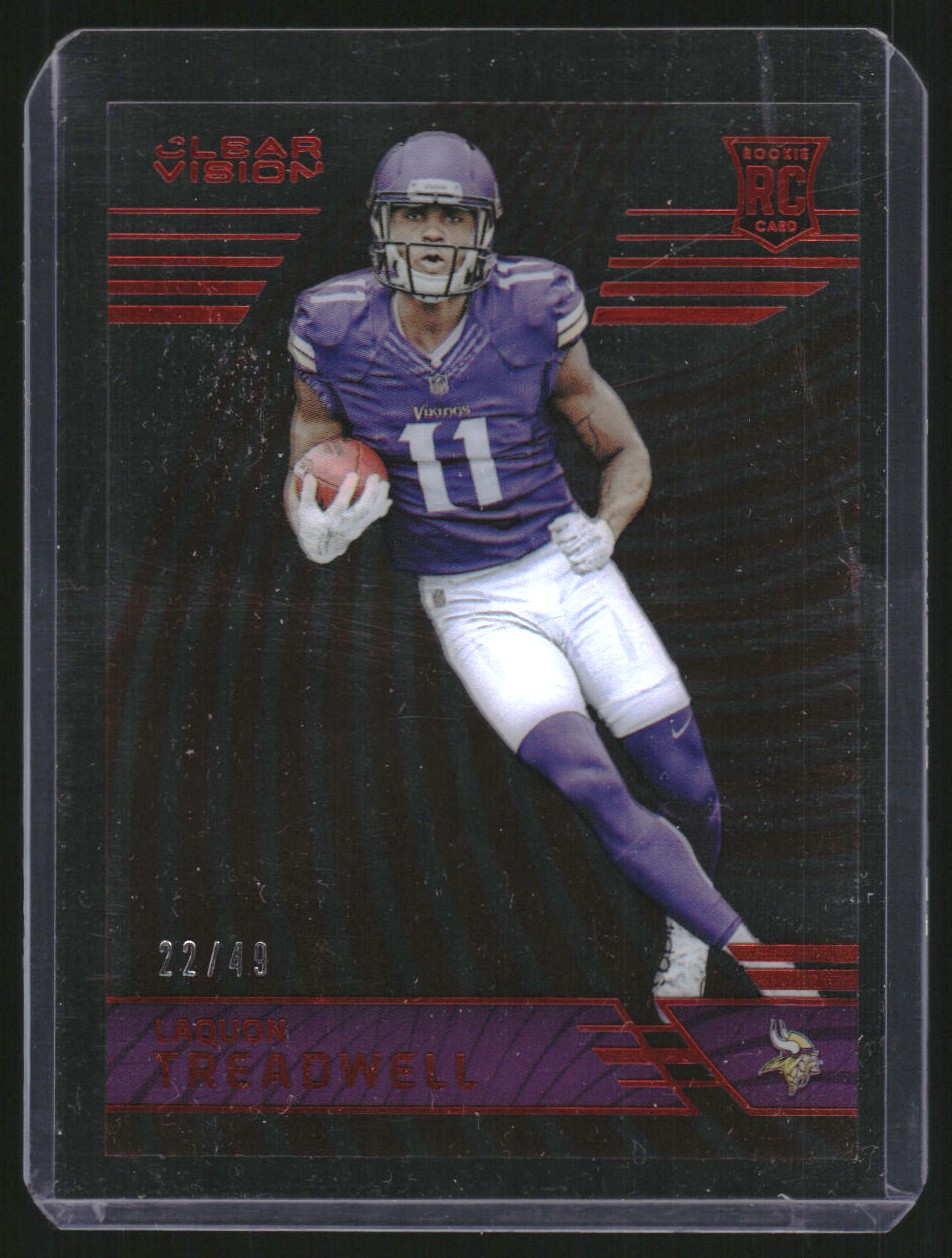 2016 Panini Clear Vision Red #170 Laquon Treadwell L3