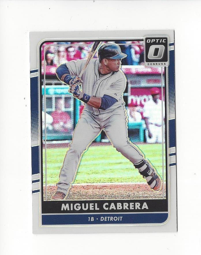 2016 Donruss Optic Holo #132 Miguel Cabrera