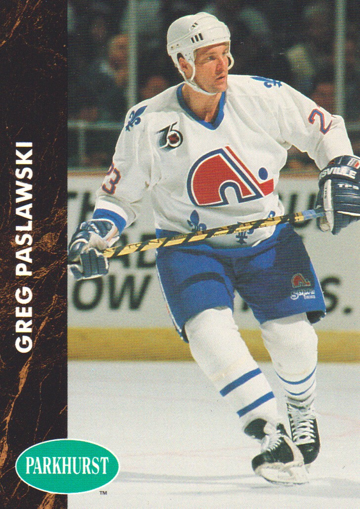 1991-92 Parkhurst #365 Greg Paslawski
