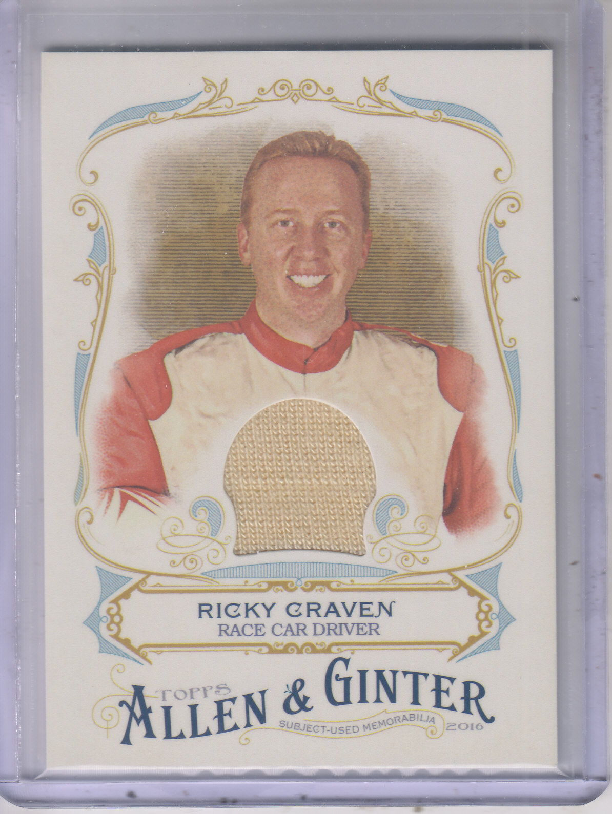 2016 Topps Allen and Ginter Relics #FSRARCR Ricky Craven A