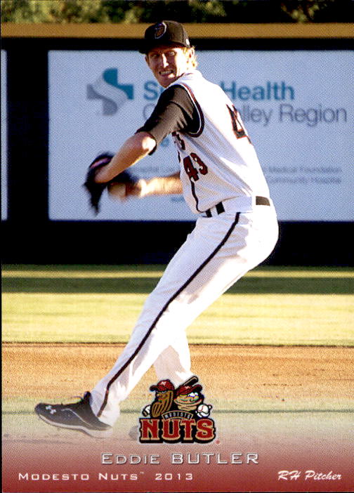 2013 Modesto Nuts Grandstand 6 Eddie Butler Chesapeake Virginia VA