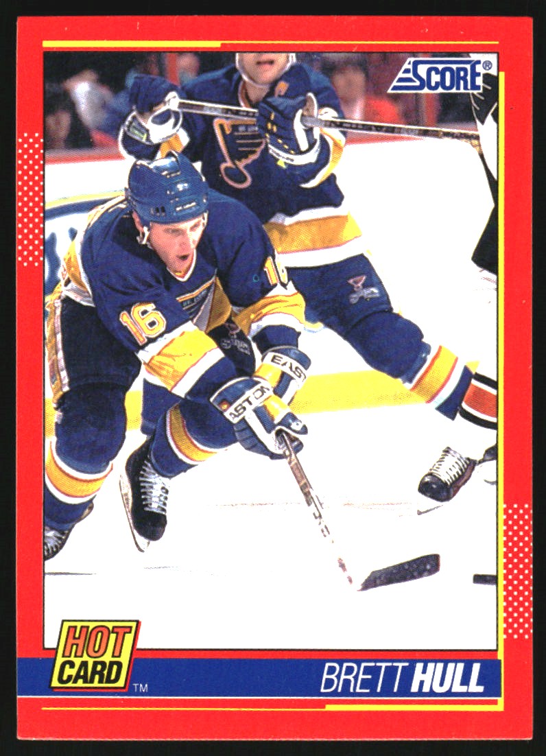 1991-92 Score Hot Cards #3 Brett Hull