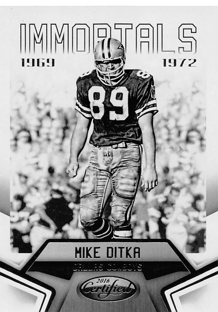2016 Certified #108 Mike Ditka IMM
