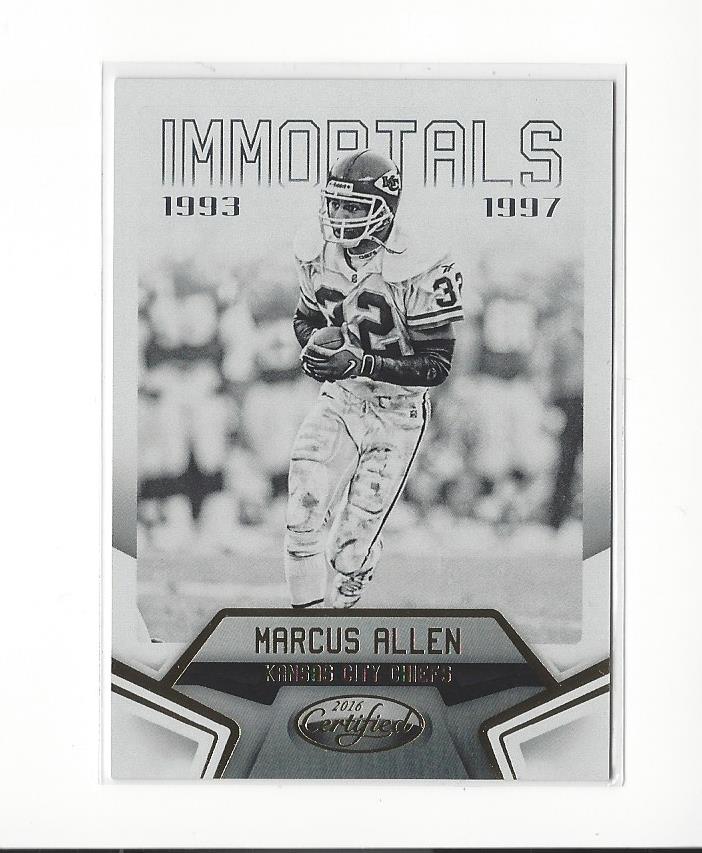 2016 Certified #116 Marcus Allen IMM