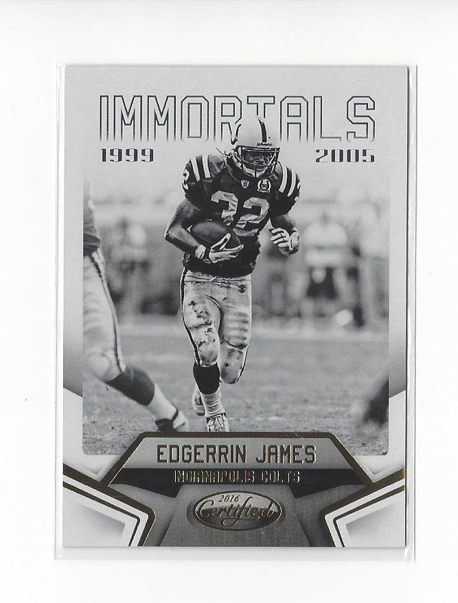 2016 Certified #131 Edgerrin James IMM