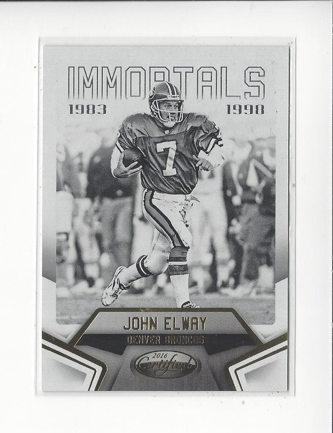 2016 Certified #135 John Elway IMM
