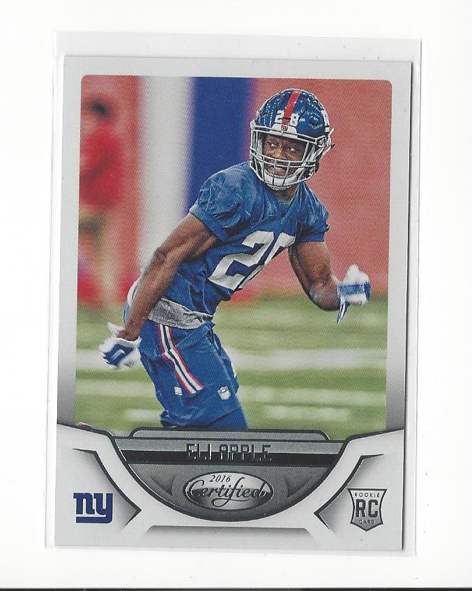2016 Certified Mirror Silver #166 Eli Apple
