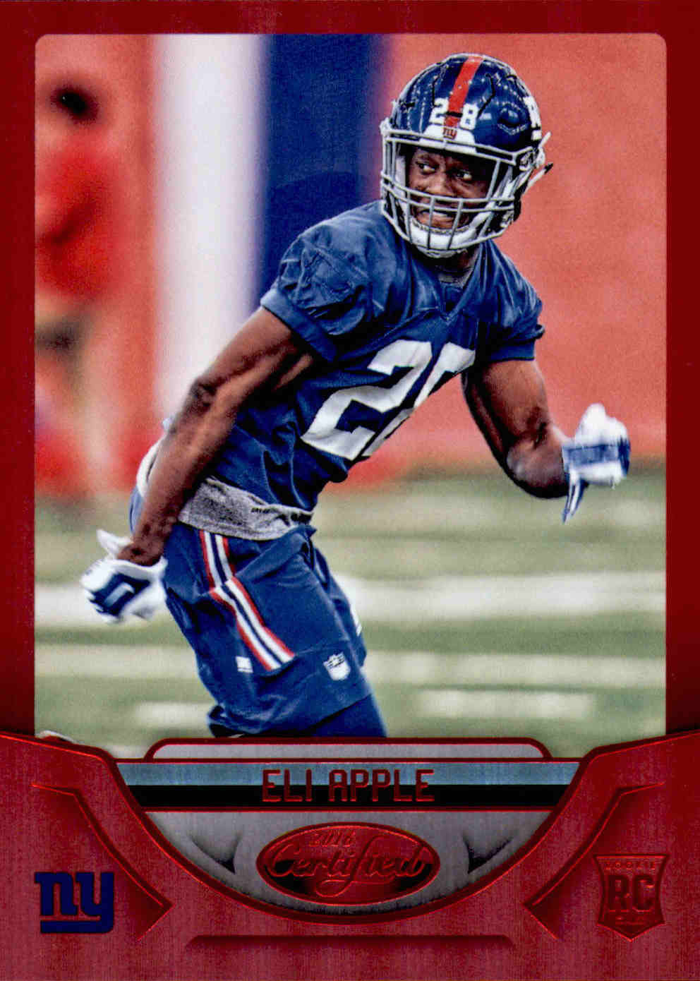 2016 Certified Mirror Red #166 Eli Apple Rare SP Rookie RC Card 63/99 . rookie card picture