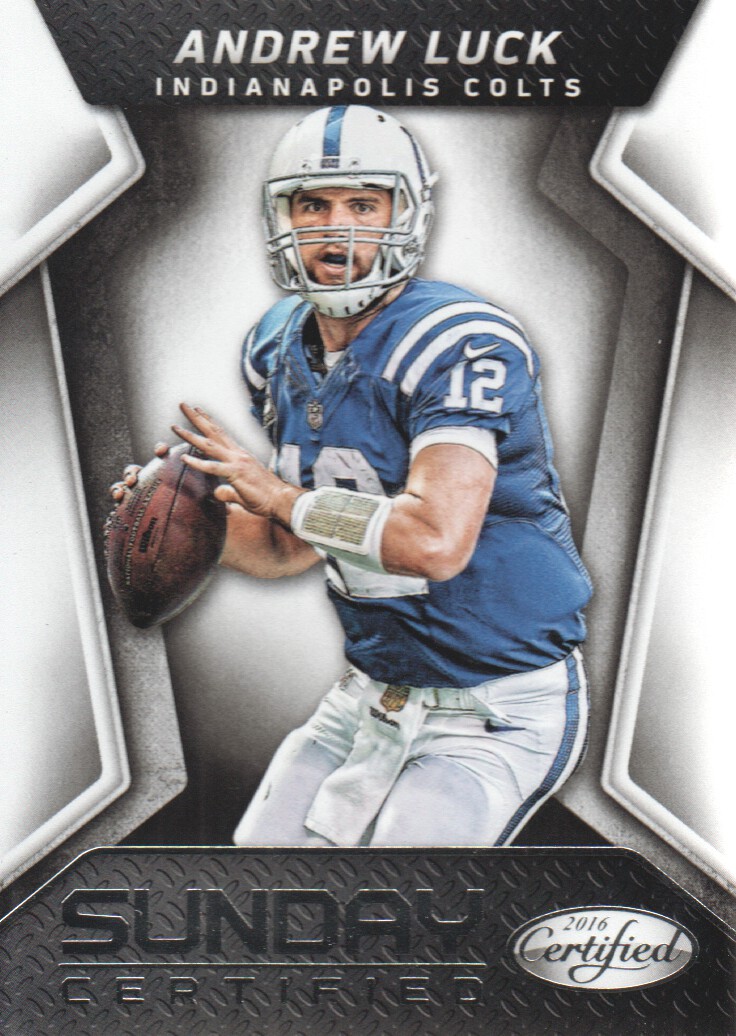 2016 Certified Sunday Certified #30 Andrew Luck
