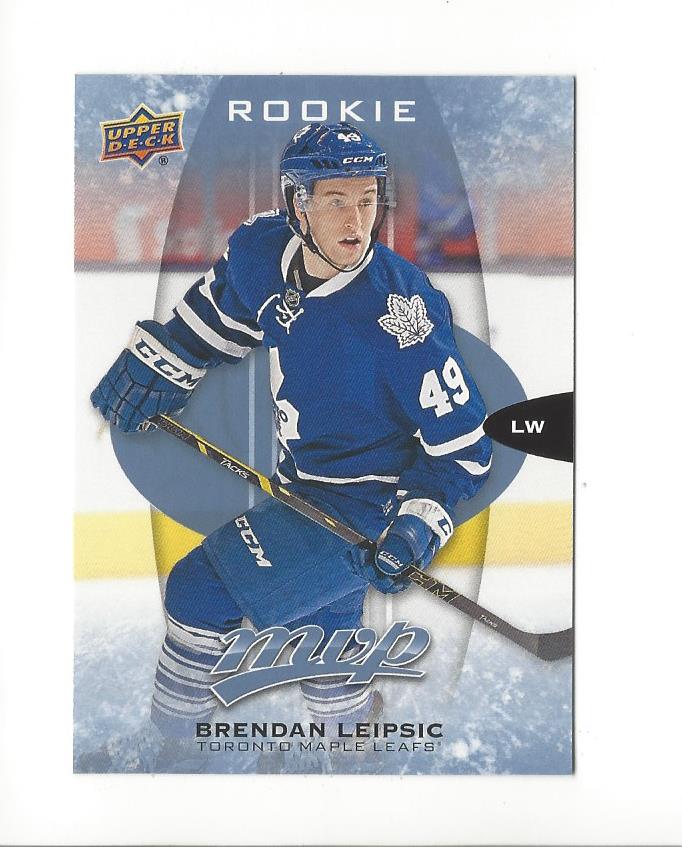 2016-17 Upper Deck MVP Hockey Rookie Card RC Singles - You Choose