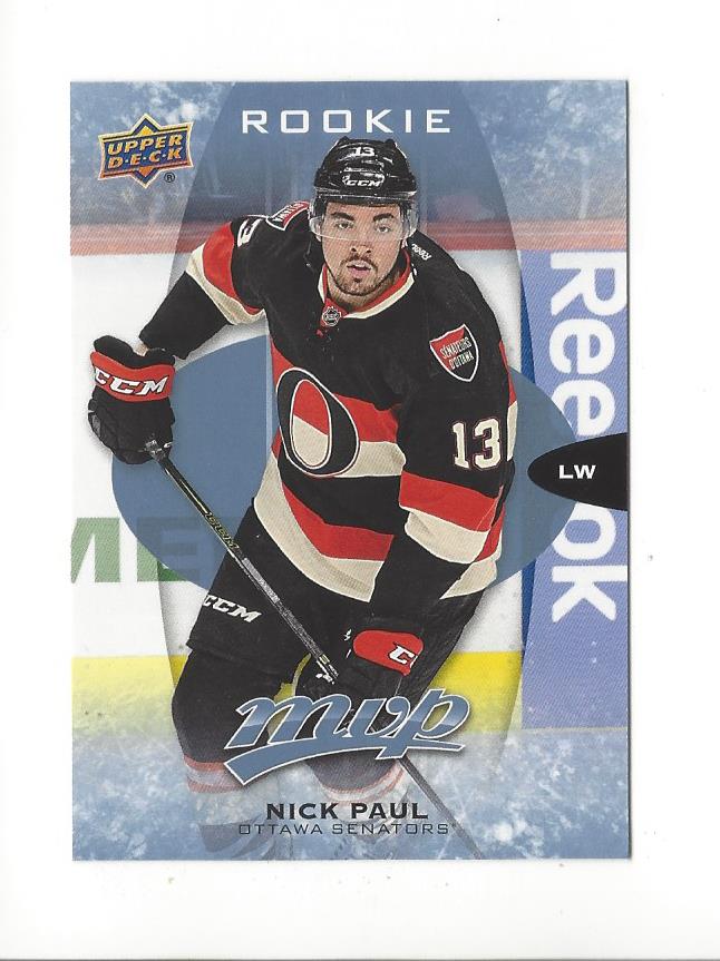 2016-17 Upper Deck MVP Hockey Rookie Card RC Singles - You Choose