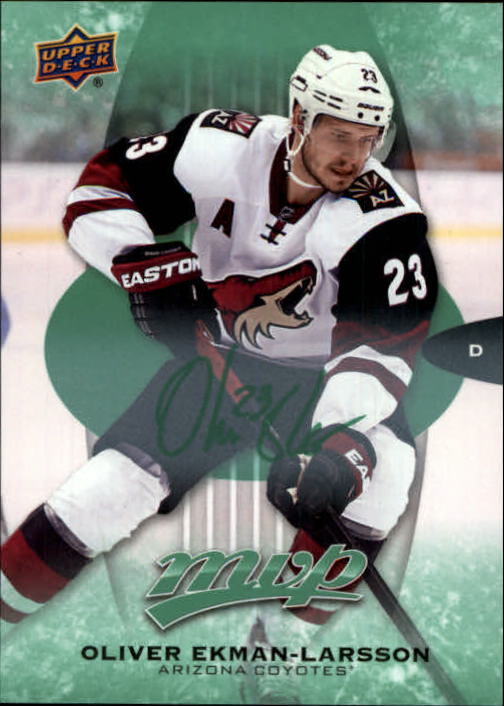 2016-17 Upper Deck MVP Green Script #219 Oliver Ekman-Larsson