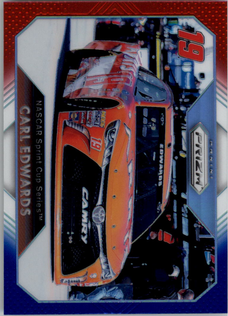 2016 Panini Prizm Prizms Red White and Blue #47 Carl Edwards