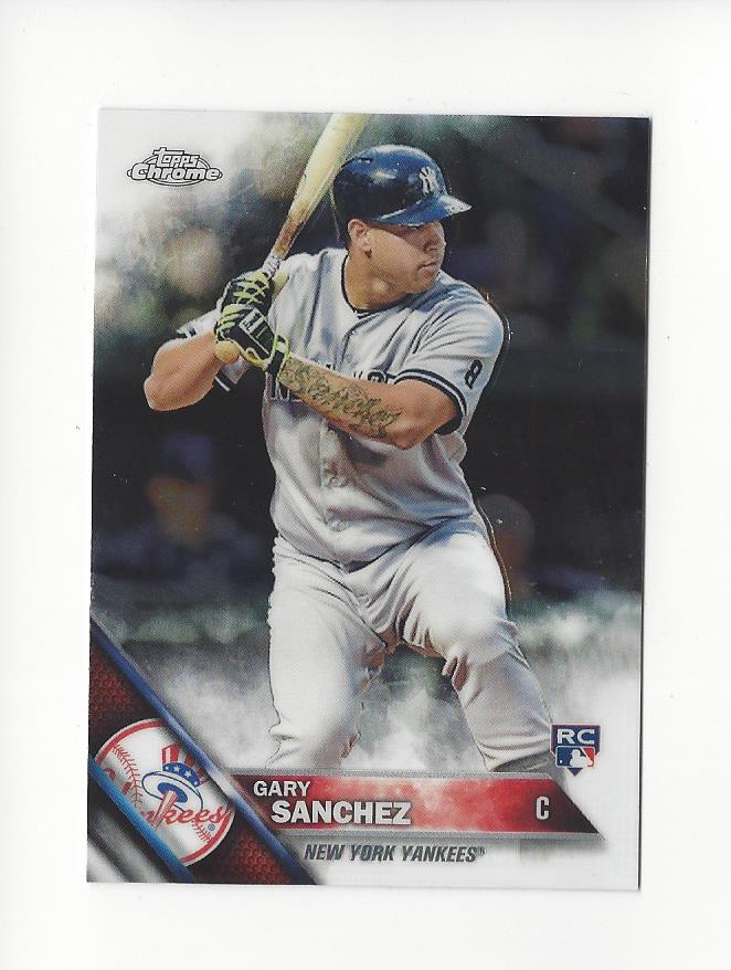 2016 Topps Chrome #143 Gary Sanchez RC