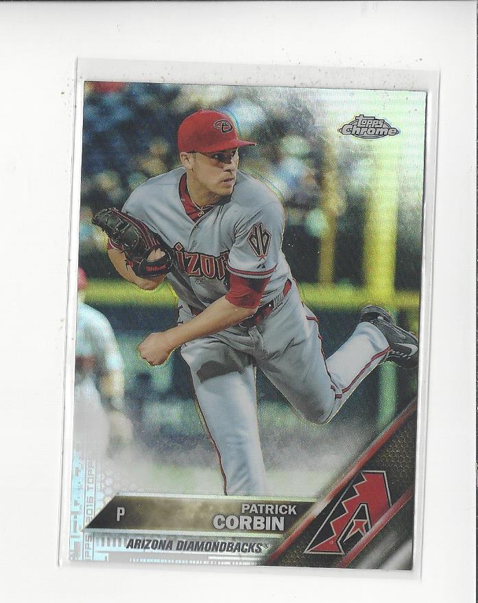 2016 Topps Chrome Refractors #49 Patrick Corbin
