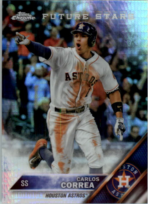 2016 Topps Chrome Carlos Correa #75 Astros Mint