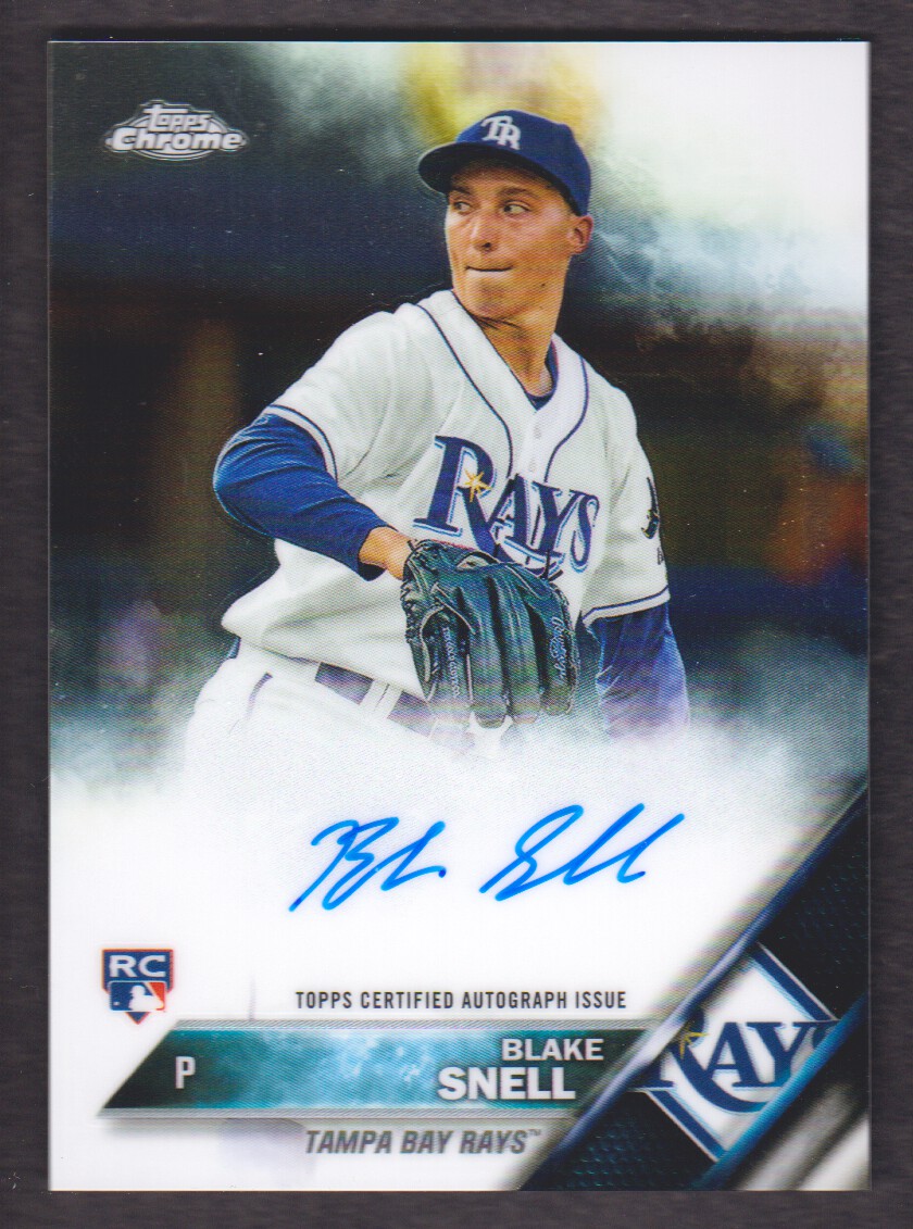 2016 Topps Chrome Rookie Autographs #RABS Blake Snell