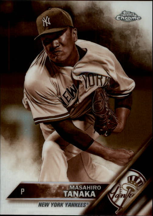 2016 Topps Chrome Sepia Refractors #5 Masahiro Tanaka on Fanatics 