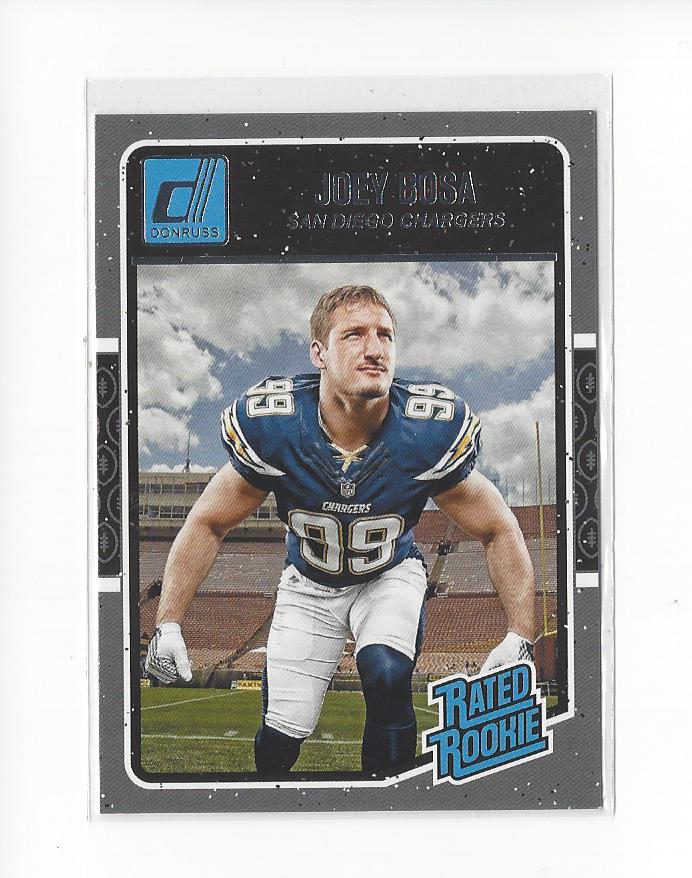 fútbol card!!! 2016 Panini Donruss rookie #375 Joey Bosa,