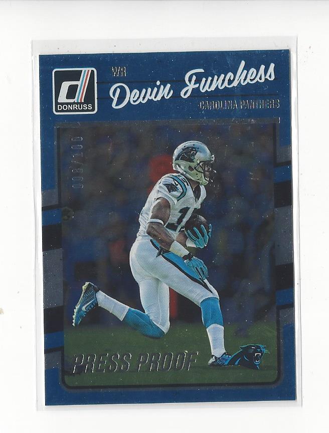 2016 Donruss Press Proofs Silver #44 Devin Funchess