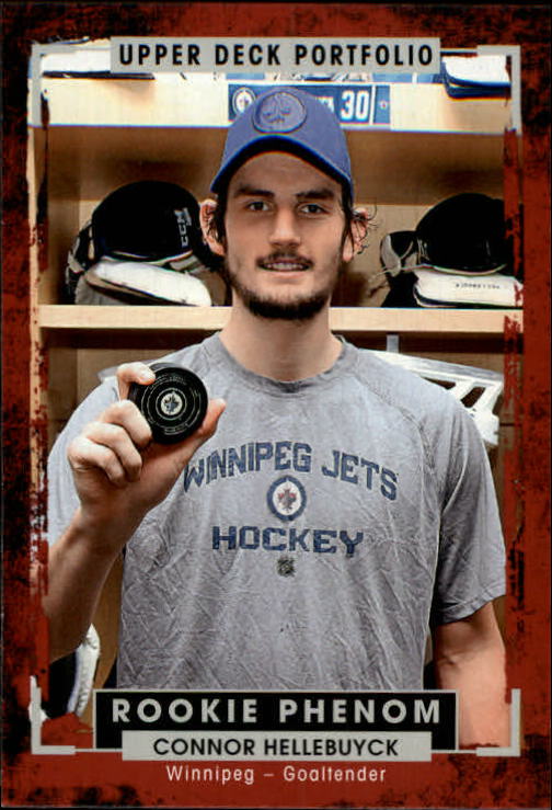 2015-16 Upper Deck Portfolio #238 Connor Hellebuyck RC