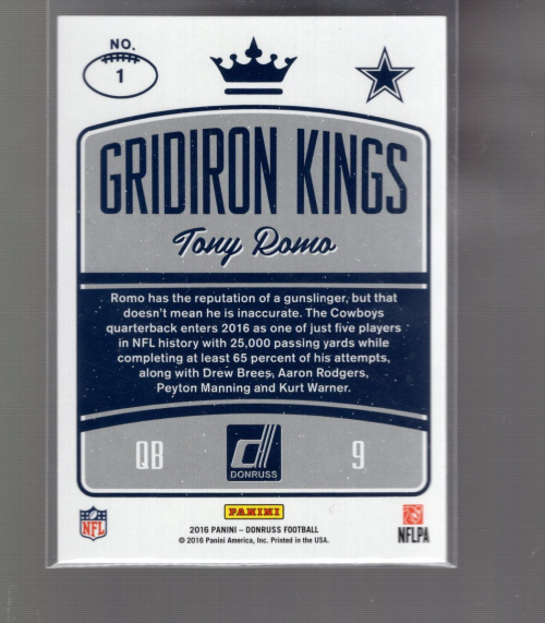 A0674- 2016 Donruss Football #s 251-400 +Inserts -You Pick- 15+ FREE US SHIP - Picture 174 of 245