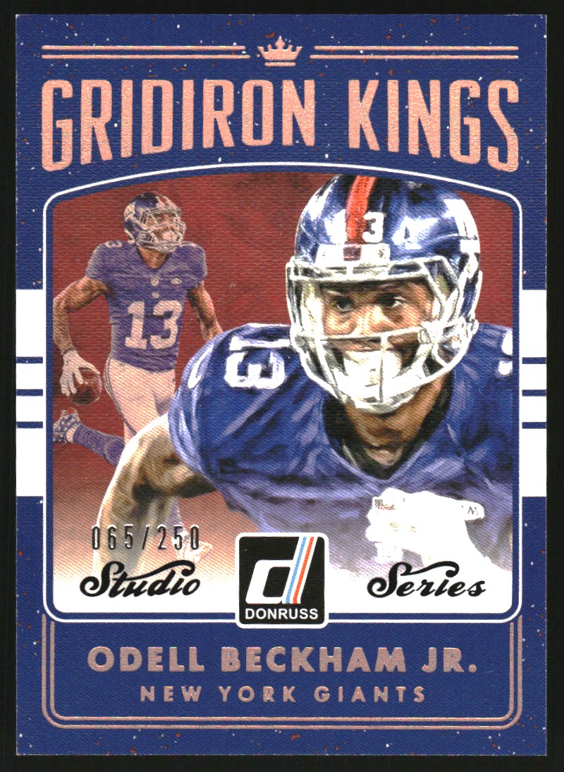 2016 Donruss Gridiron Kings Studio Series #2 Odell Beckham Jr.