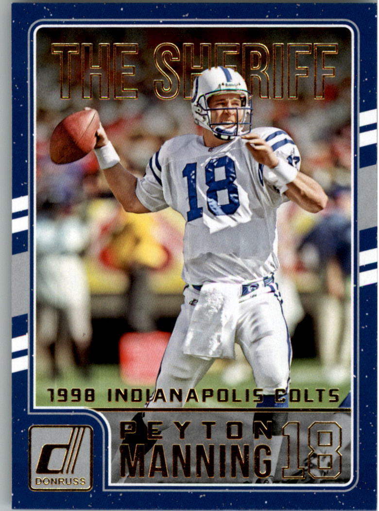 2016 Donruss Peyton Manning Football Card Pick (Inserts)