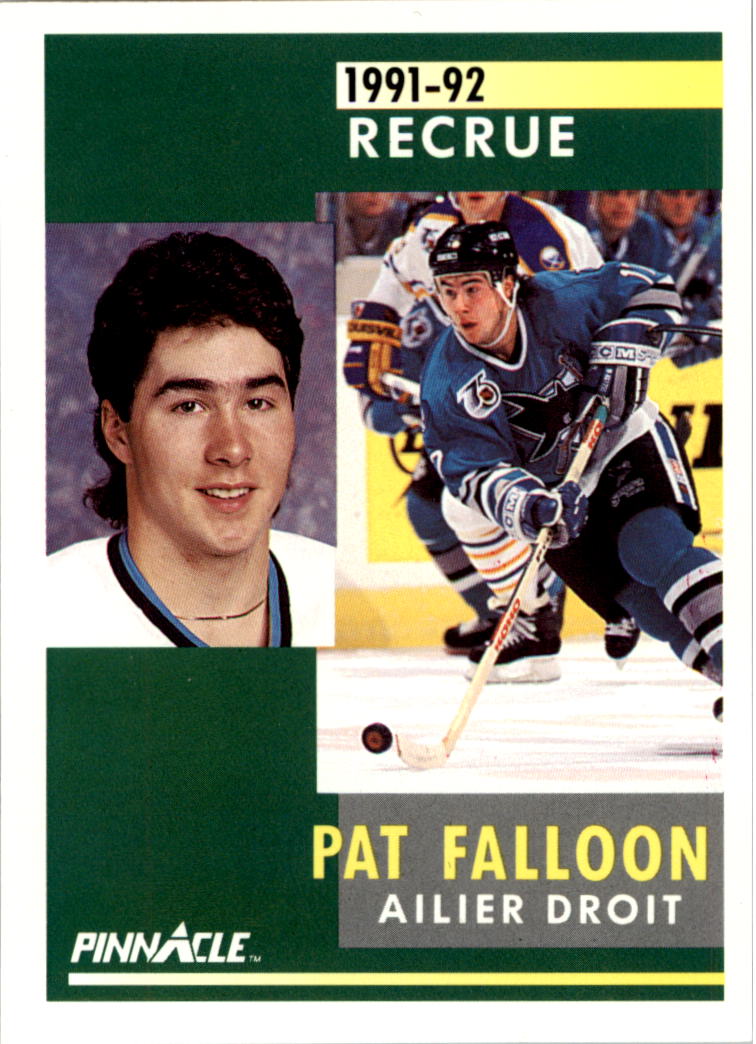 1991-92 Pinnacle French #329 Pat Falloon