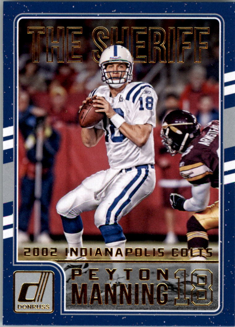 2016 Donruss Peyton Manning Football Card Pick (Inserts)