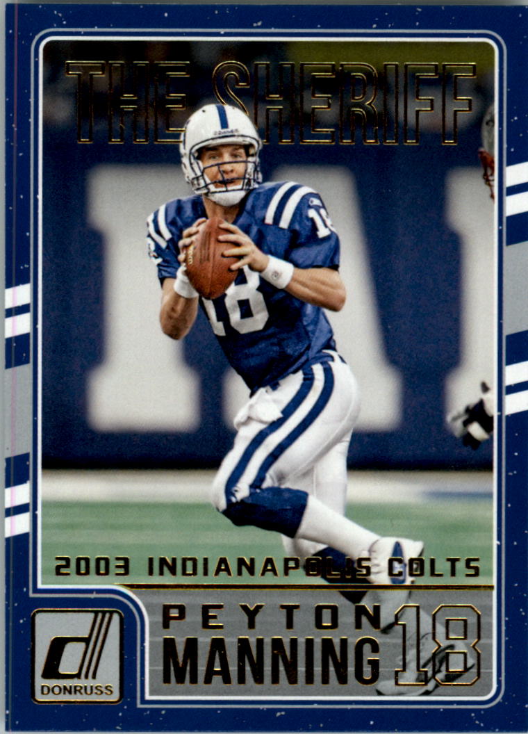 2016 Donruss Peyton Manning Football Card Pick (Inserts)