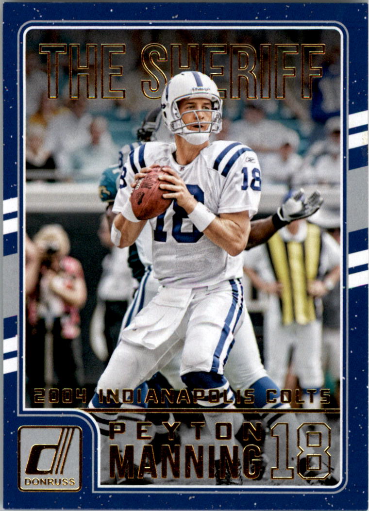 2016 Donruss Peyton Manning Football Card Pick (Inserts)