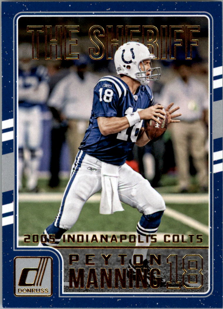 2016 Donruss Peyton Manning Football Card Pick (Inserts)