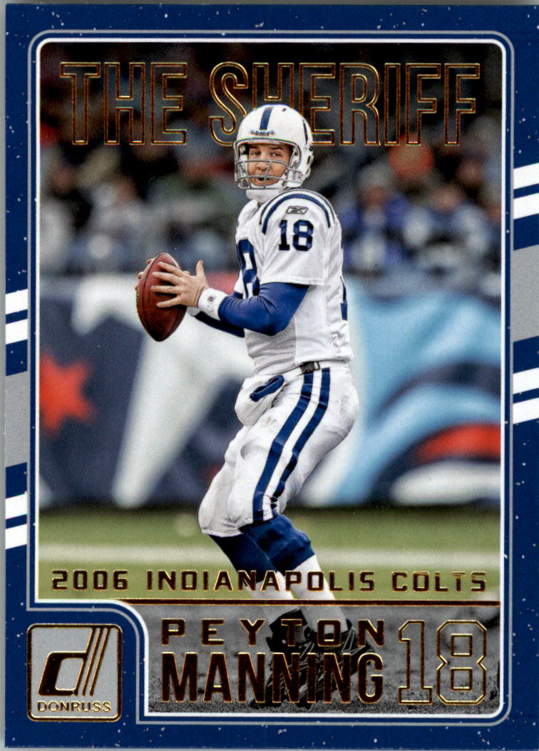 2016 Donruss Peyton Manning Football Card Pick (Inserts)