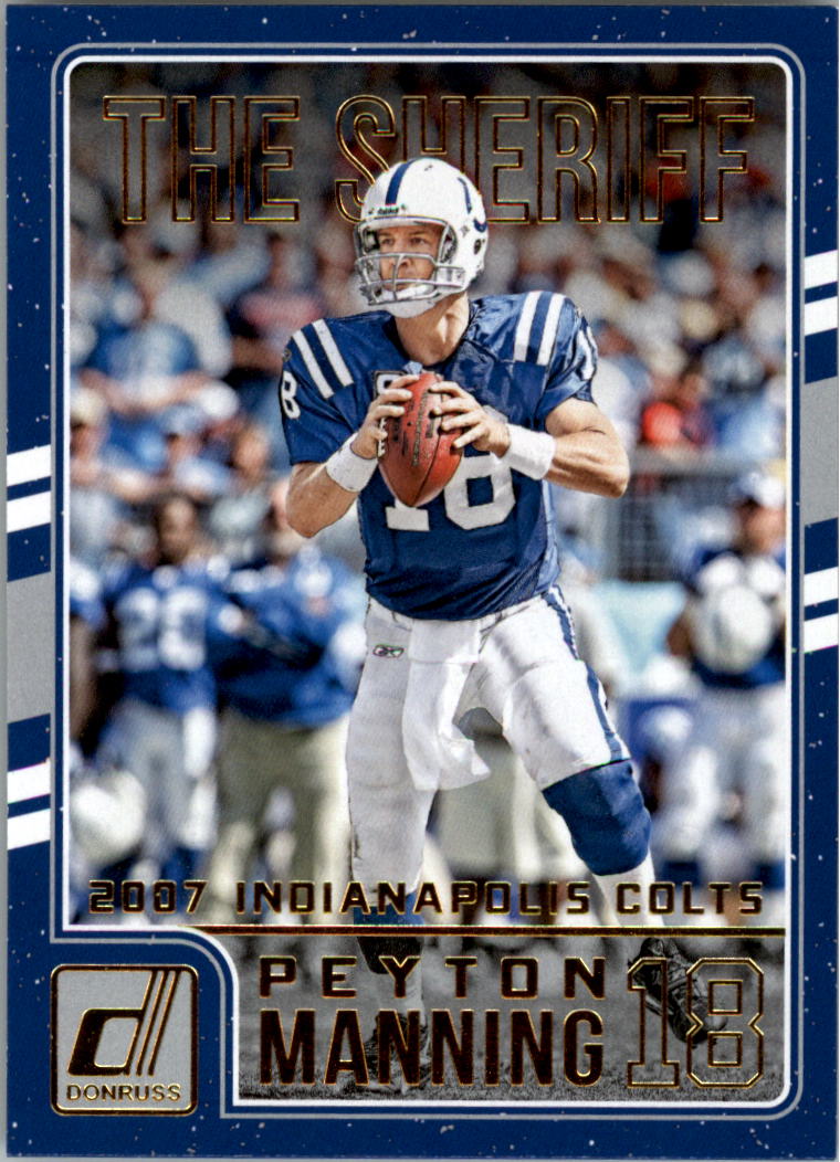 2016 Donruss Peyton Manning Football Card Pick (Inserts)