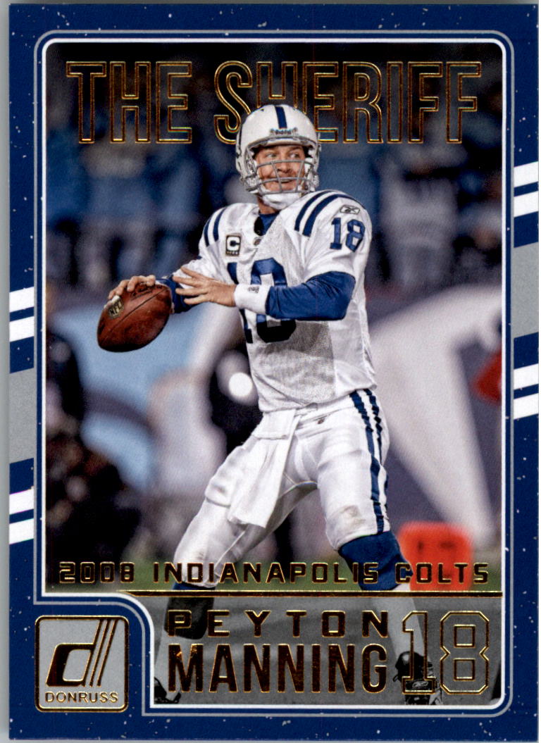 2016 Donruss Peyton Manning Football Card Pick (Inserts)