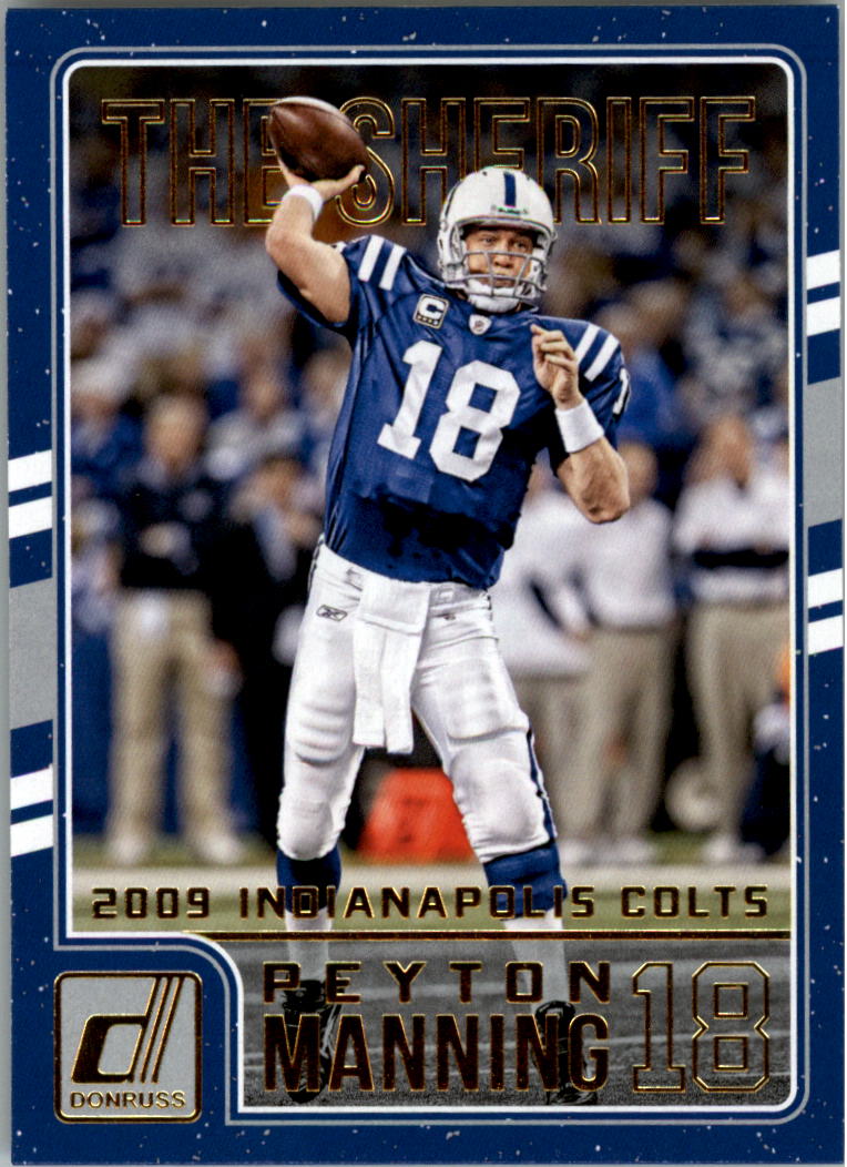 2016 Donruss Peyton Manning Football Card Pick (Inserts)