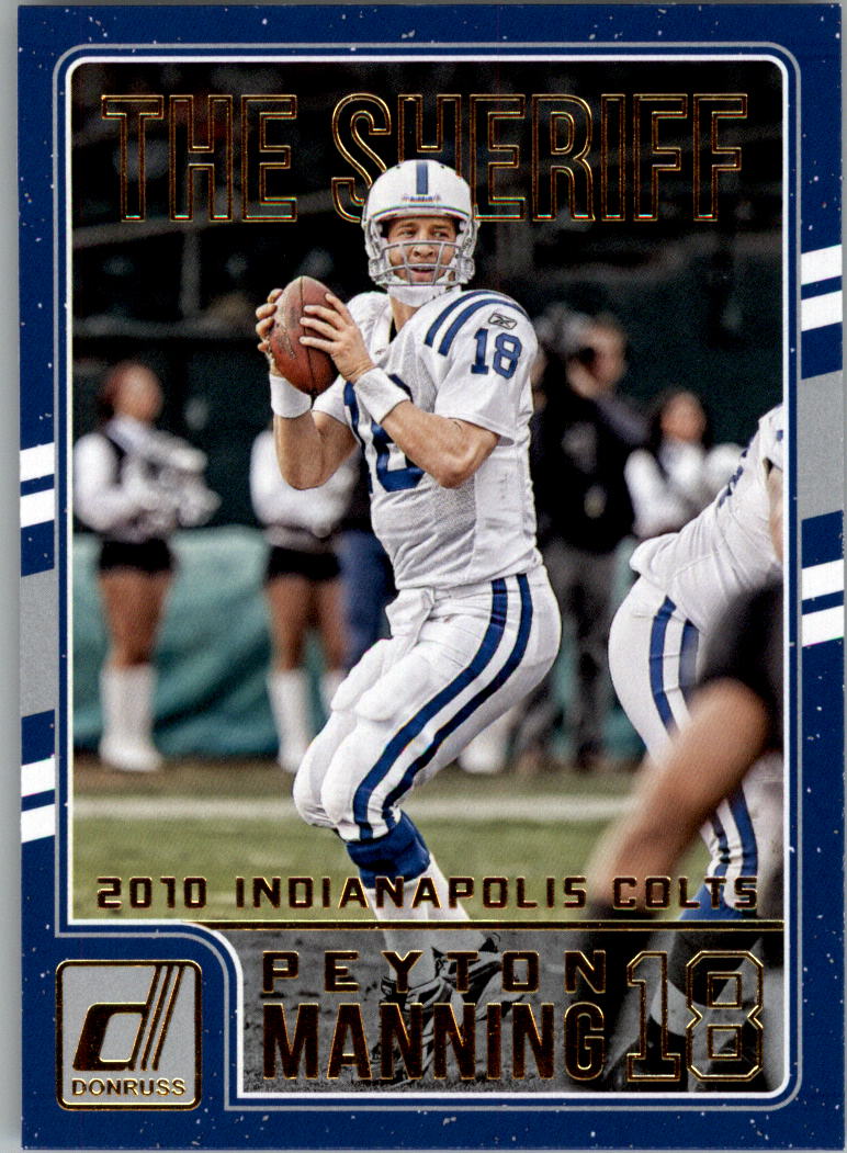 2016 Donruss Peyton Manning Football Card Pick (Inserts)