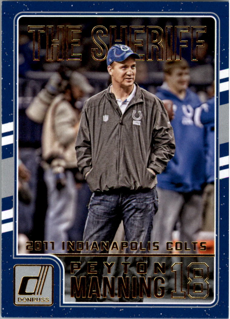 2016 Donruss Peyton Manning Football Card Pick (Inserts)