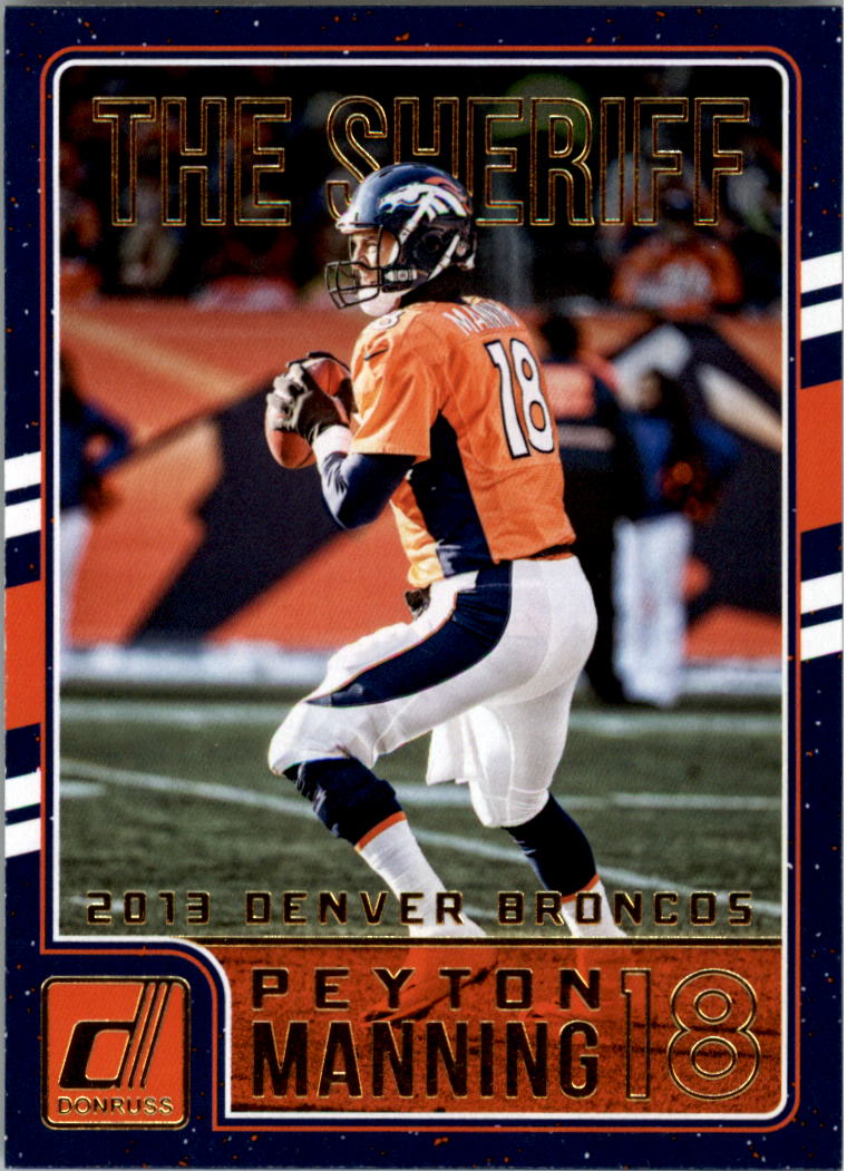 2016 Donruss Peyton Manning Football Card Pick (Inserts)