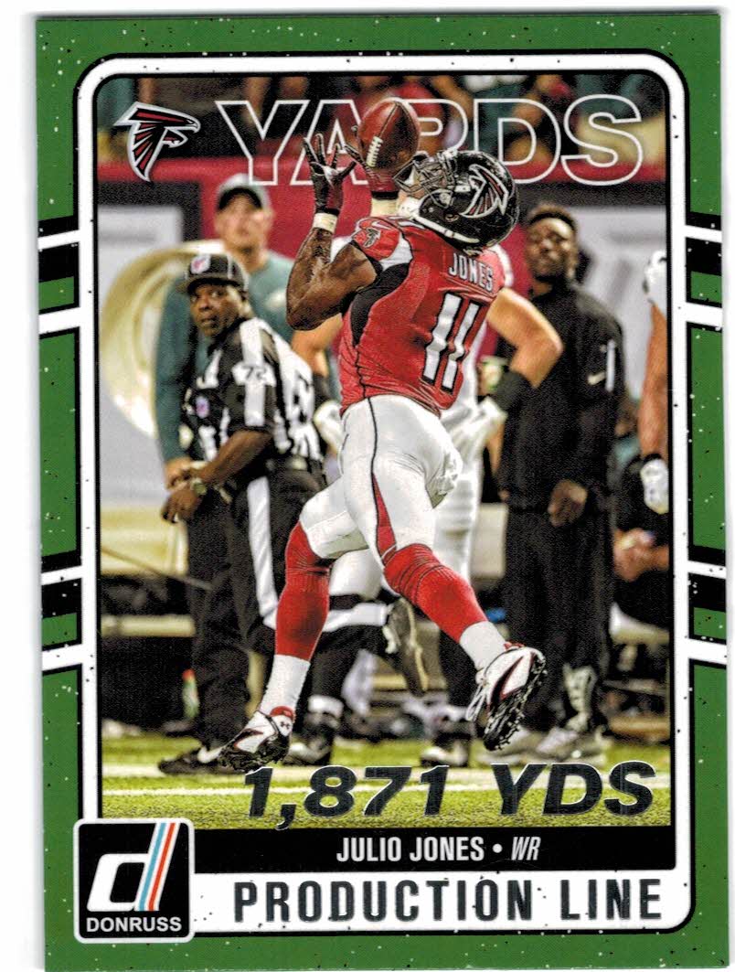 : 2016 Score Franchise #25 Julio Jones Falcons Football