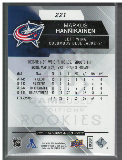 A9204- 2015-16 SP Game Used Assorted Insert Cards You Pick- 15+ FREE US SHIP - Picture 3 of 9