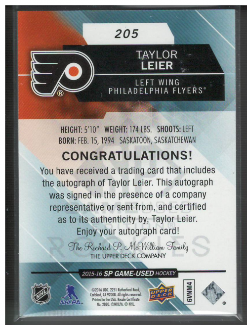 A9204- 2015-16 SP Game Used Assorted Insert Cards You Pick- 15+ FREE US SHIP - Picture 5 of 9
