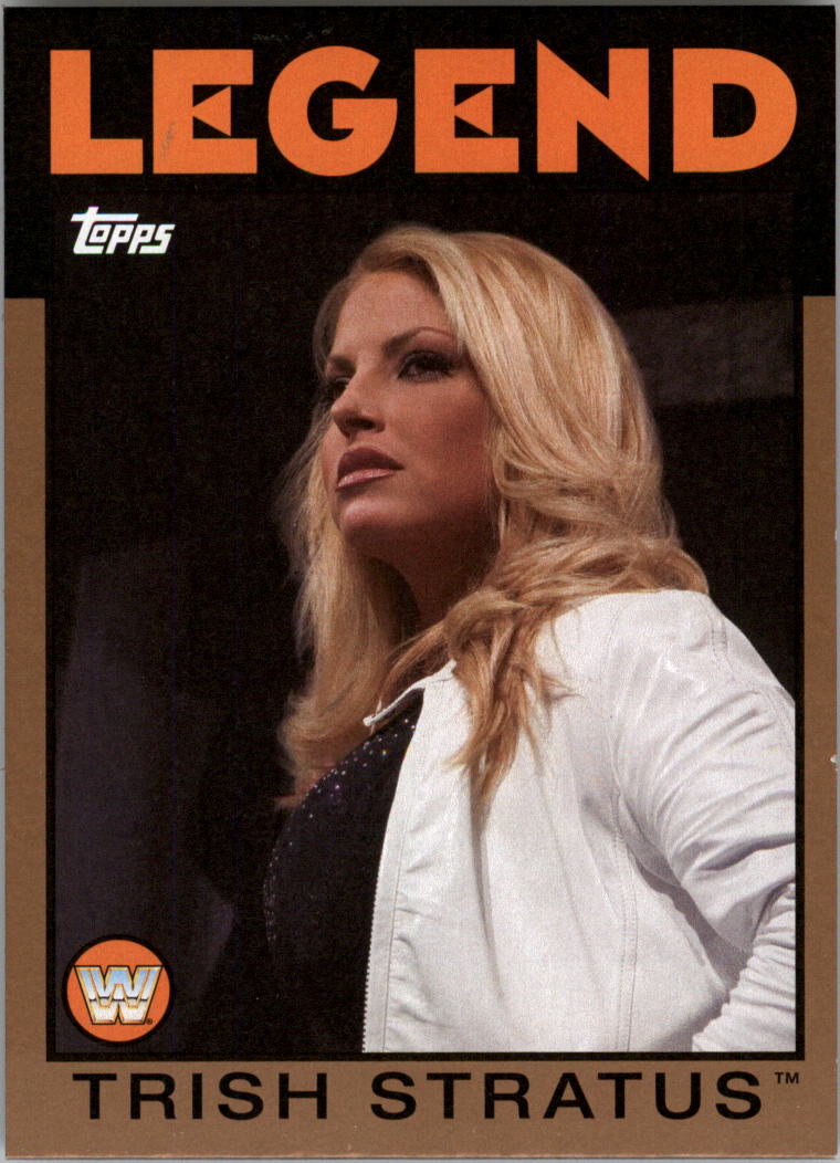 Trish stratus #108 WWE Heritage 2016 TOPPS TRADING CARD